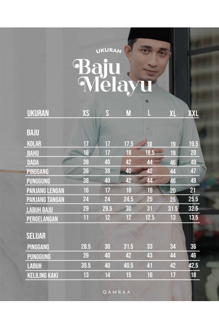 RTW BAJU MELAYU PEARL SKIN BABY BLUE